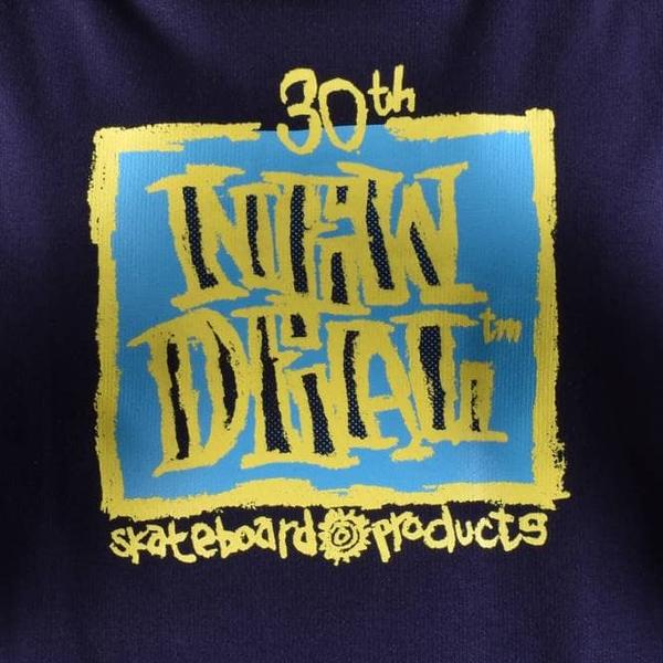 New Deal Skateboards 30th Anniversary Original Napkin Logo Hoody Navy