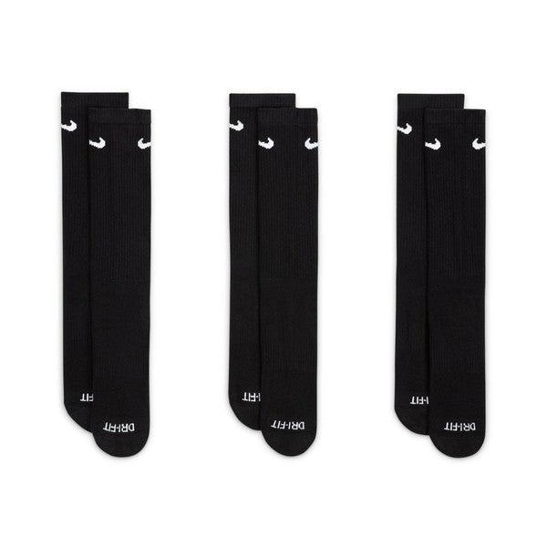 Nike Everyday Plus Cushioned Crew Socks 3-Pack Black