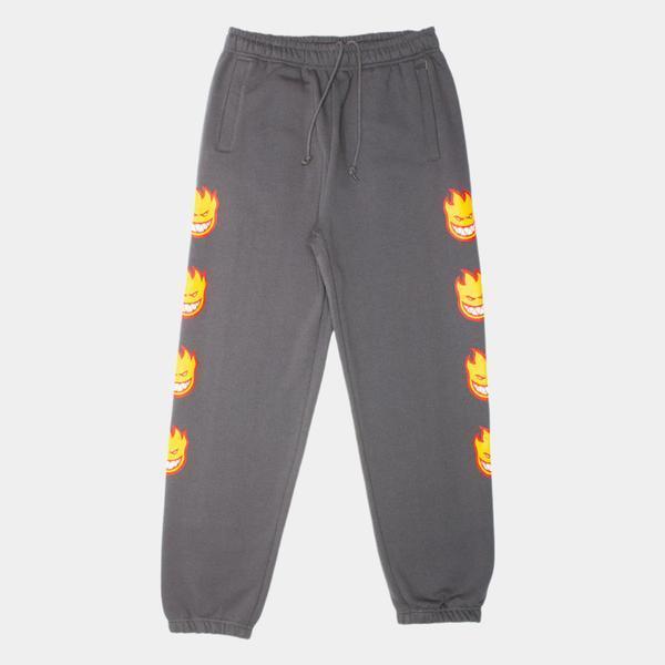 Spitfire Bighead Fill Sweatpants Charcoal - Orange - Red