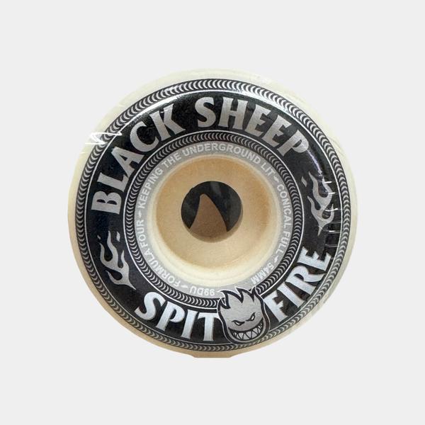 Spitfire Wheels x Black Sheep F4 Conical Full Wheels 99du Natural