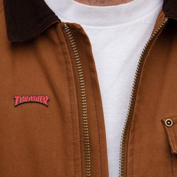 Thrasher Mag Logo Lapel Pin Red - Black