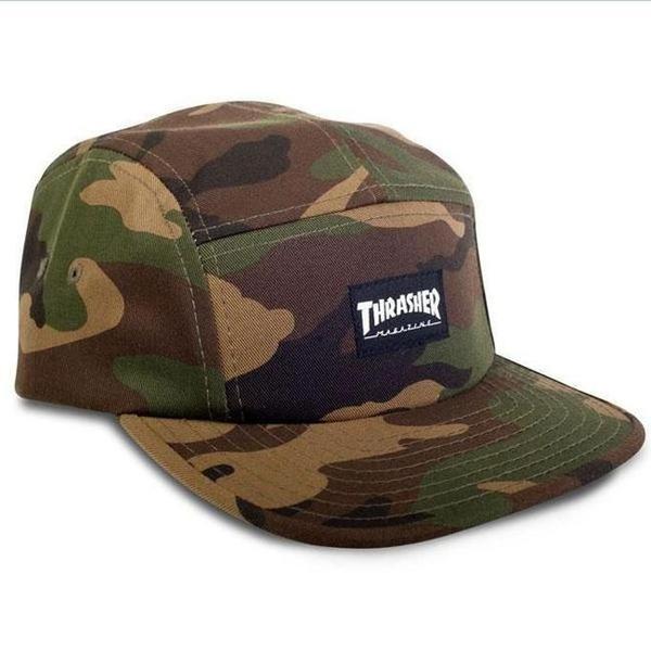 Thrasher Magazine 5-Panel Cap Camo