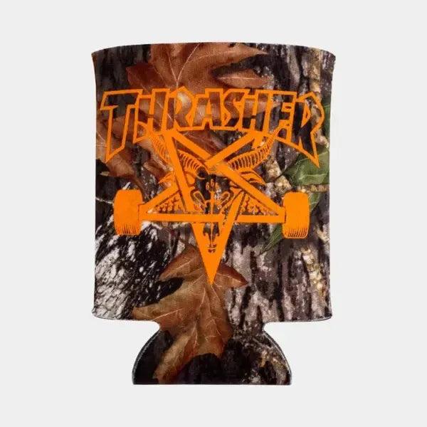 Thrasher Magazine Skategoat Drink Koozie Real Tree Camo