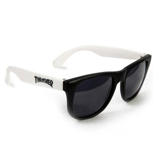 Thrasher Magazine Sunglasses White - Black