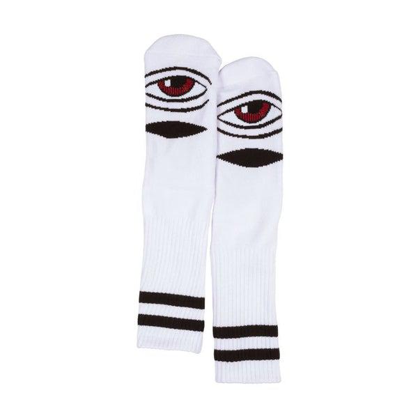 Toy Machine Sect Eye Crew Sock White
