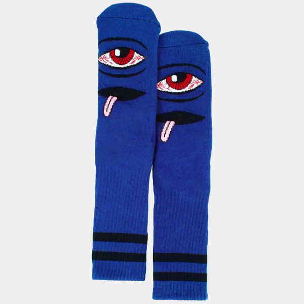 Toy Machine Skateboards Bloodshot Eye Crew Sock Blue