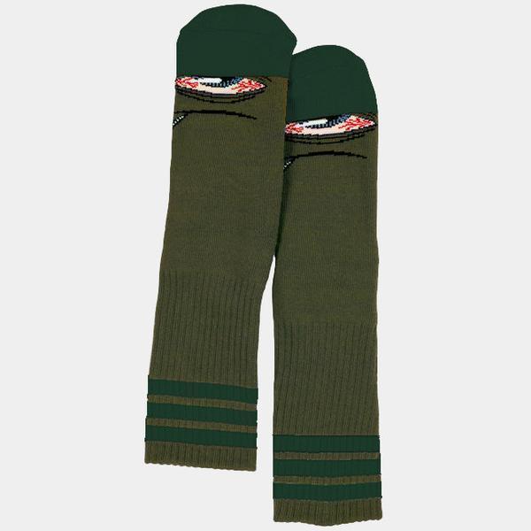 Toy Machine Skateboards Stoner Crew Sock Forest