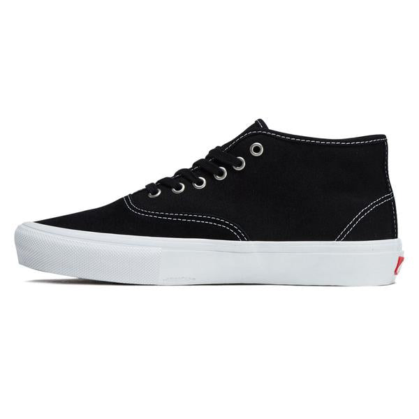 Vans Skate Authentic Mid Black - White