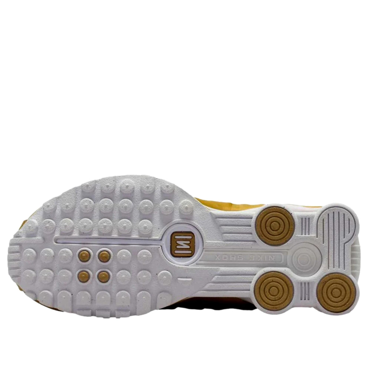 Nike Shox R4 Metallic Gold / Metallic Gold CW2626-700 Grade-School