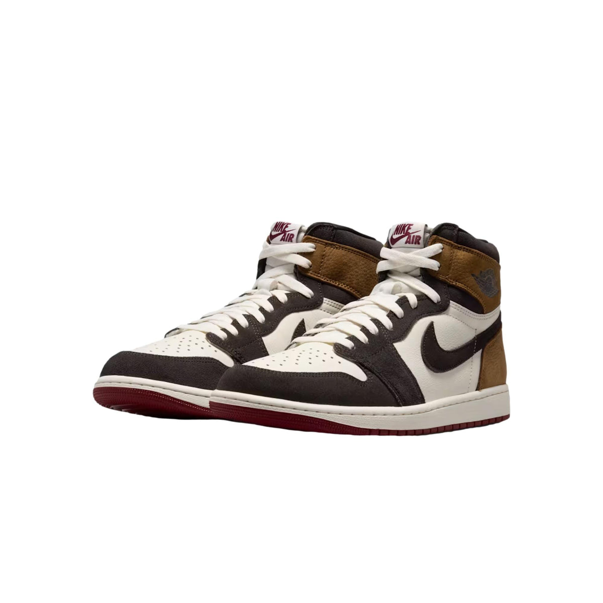 Nike Air Jordan 1 Retro High OG Shadow Brown / Team Red - Light British Tan DZ5485-201 Men's