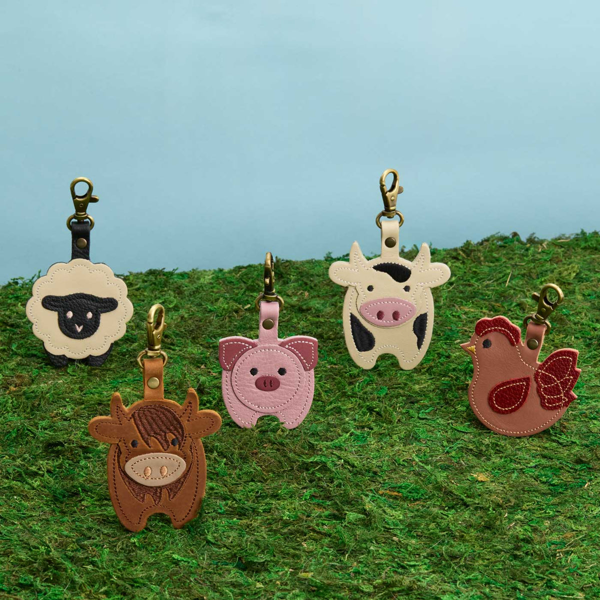 Farm Animal Keychain