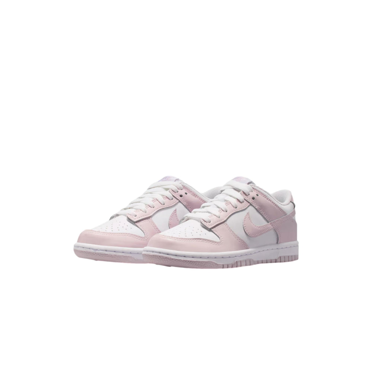 Nike Dunk Low White / Light Violet FB9109-128 Grade-School