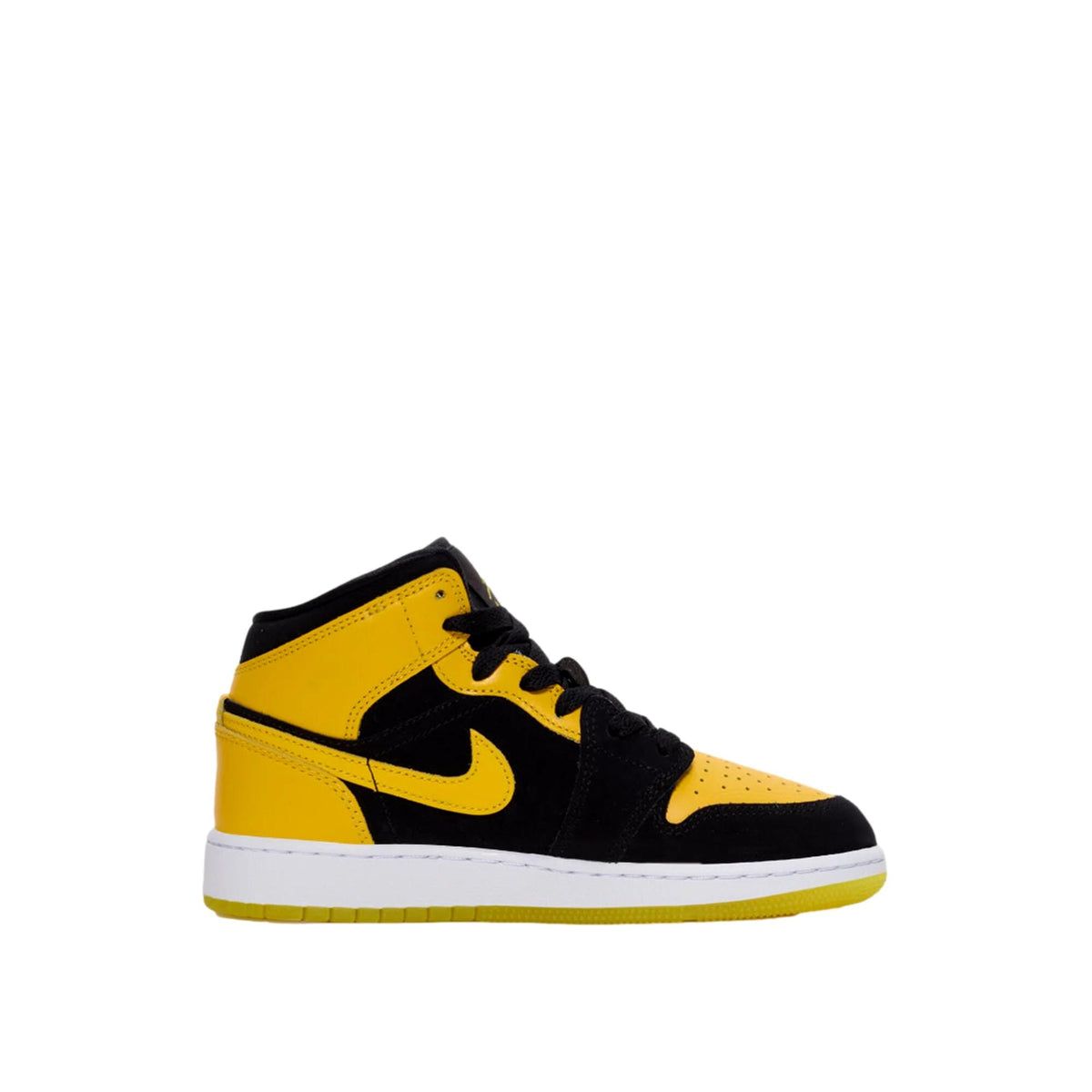 Nike Air Jordan 1 Mid SE Black / Varsity Maize - White HJ5940-071 Grade-School