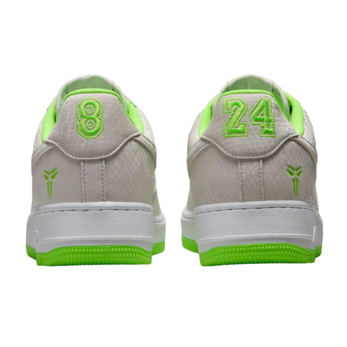 Nike Kobe Air Force 1 Low Vast Grey / Electric Green - White IB0018-006 Men's