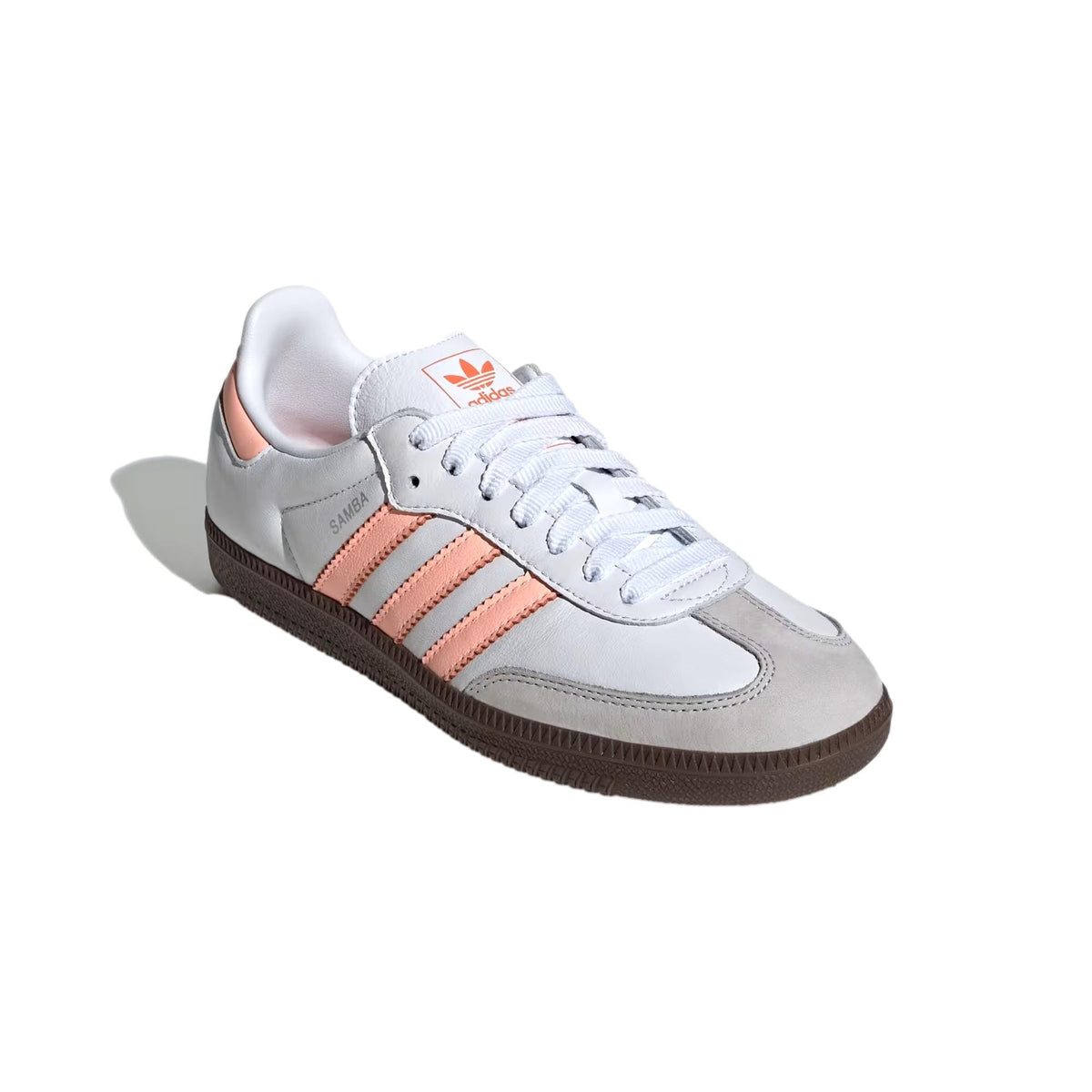 Adidas Samba OG Cloud White / Clear Orange / Semi Coral JH5687 Women's