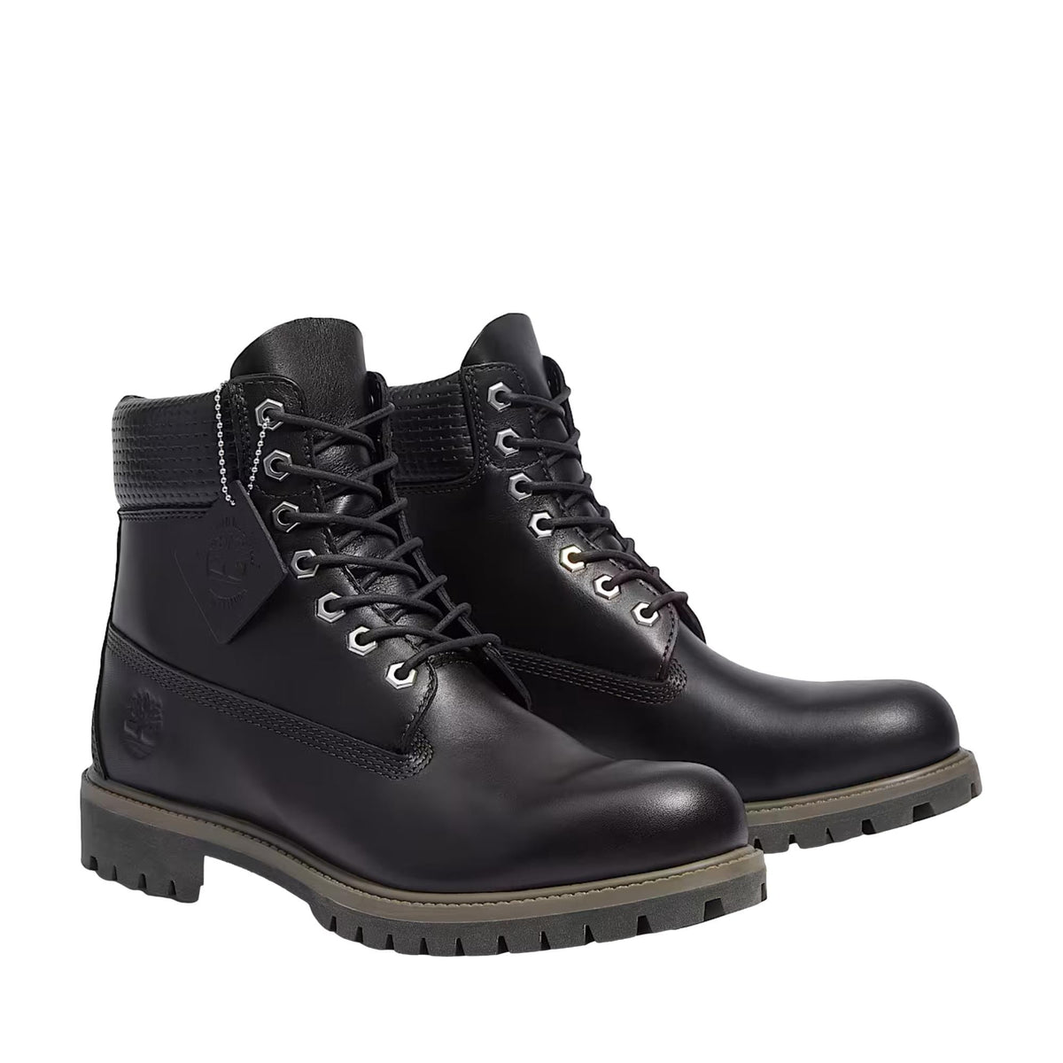 Timberland Premium 6 Inch Lace Waterproof Boot Black Full Grain TB0A2P6WA3L Men's