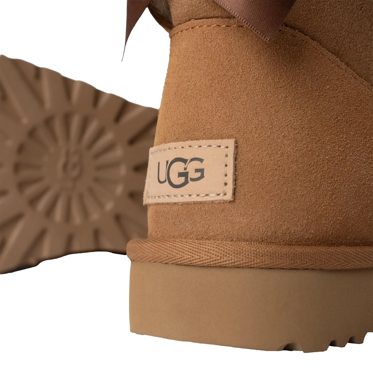 UGG Mini Bailey Bow II Chestnut  1016501-CHE Women's