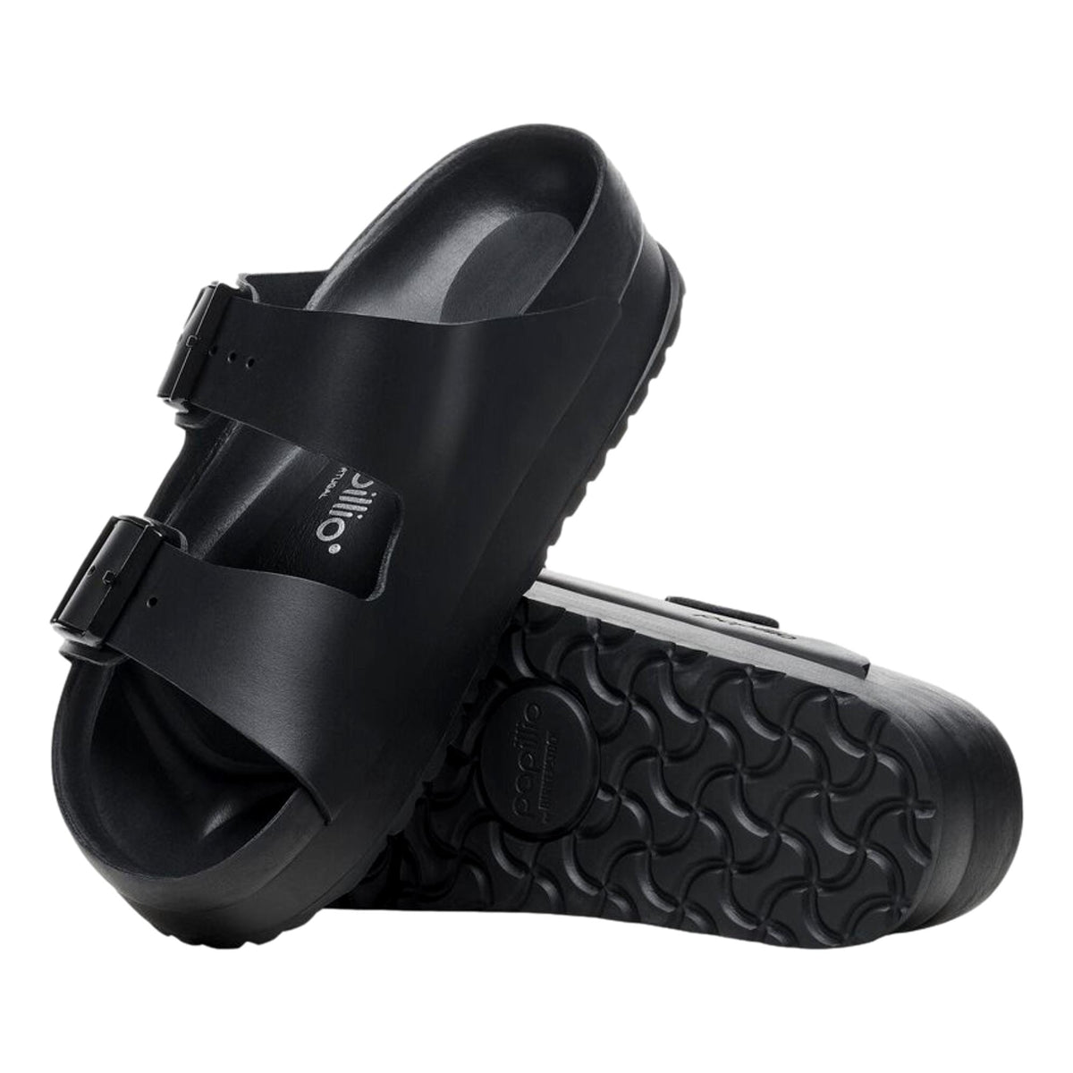 Birkenstock Arizona Pap Flex Platform Black  1026918 Women's