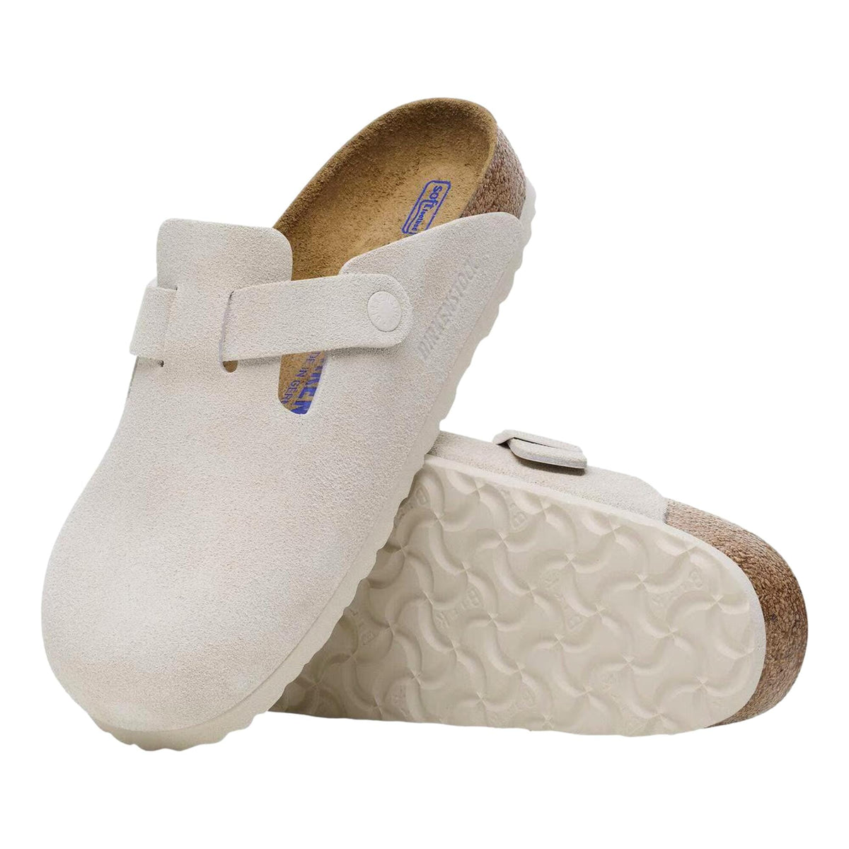 Birkenstock Boston BS Antique White  1027693 Women's