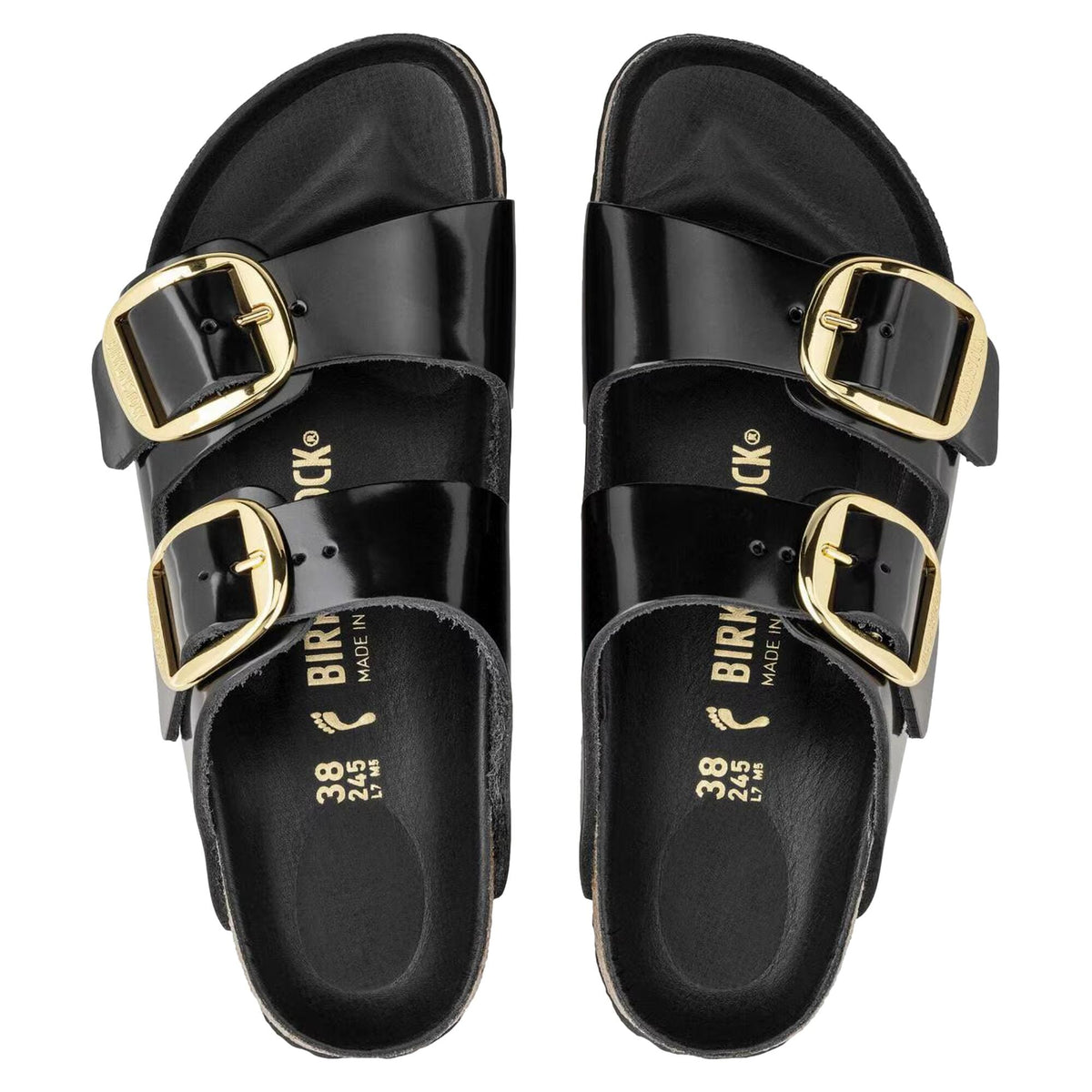 Birkenstock Arizona Big Buckle High-Shine Black  1027840 Women's