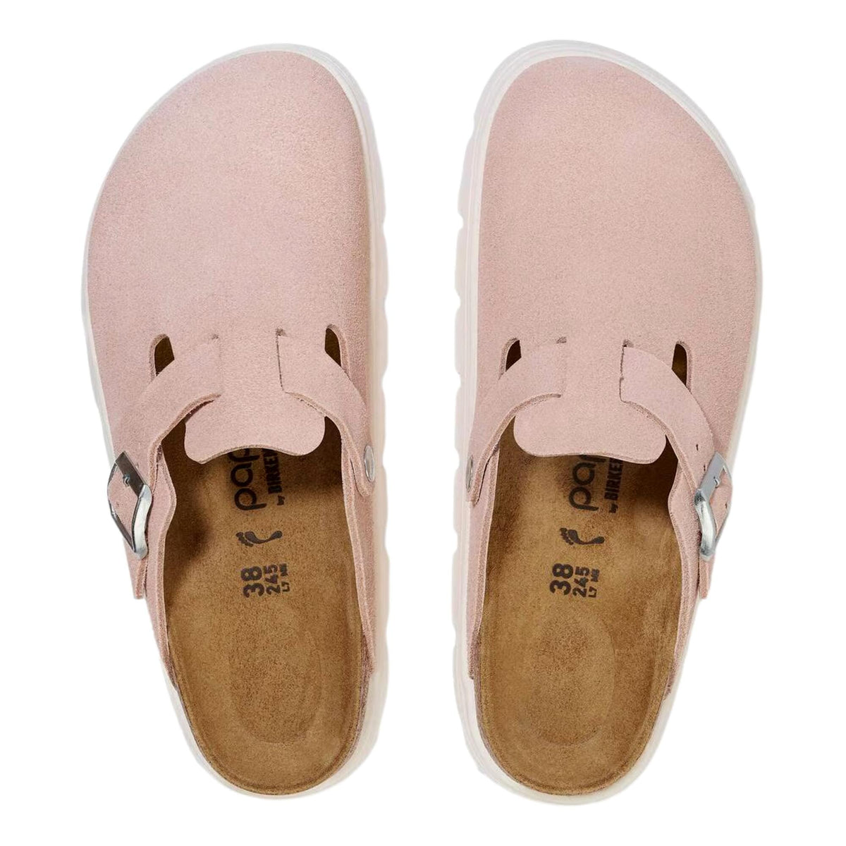 Birkenstock Boston Pap Chunky Light Rose  1029125 Women's