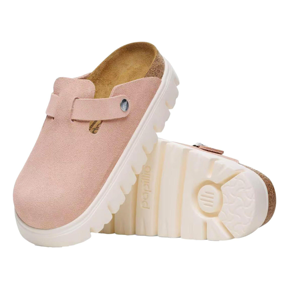 Birkenstock Boston Pap Chunky Light Rose  1029125 Women's