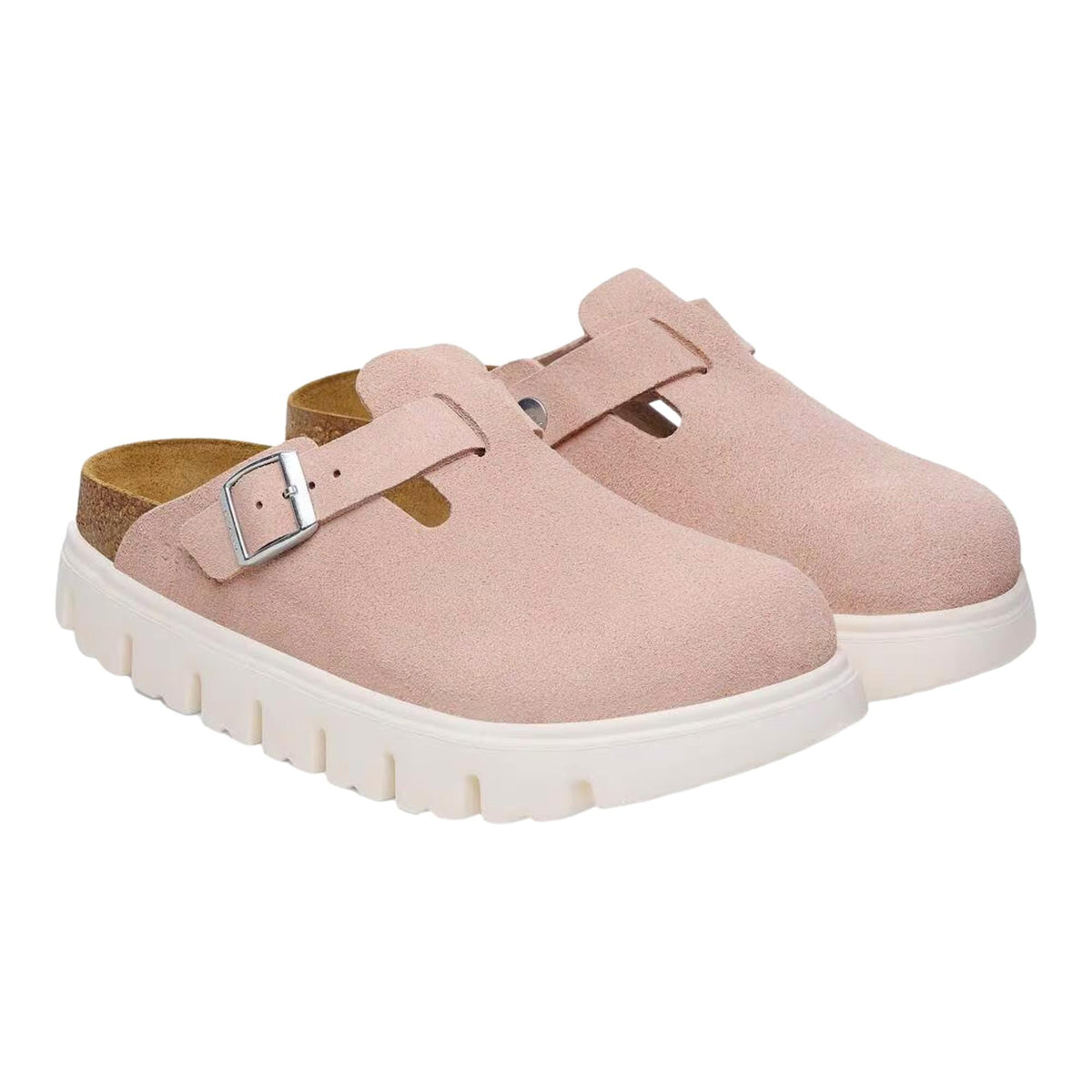 Birkenstock Boston Pap Chunky Light Rose  1029125 Women's