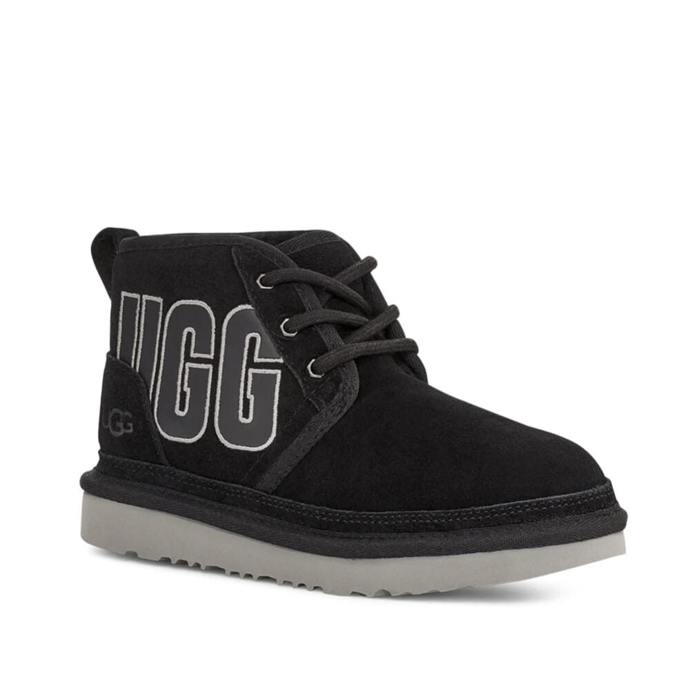 UGG Neumel Graphic Outline Black/Grey  1130787-BGSD Grade-School