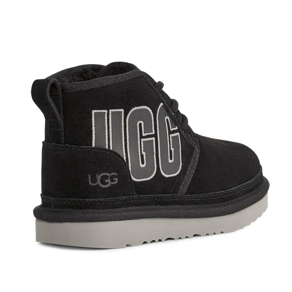 UGG Neumel Graphic Outline Black/Grey  1130787-BGSD Grade-School
