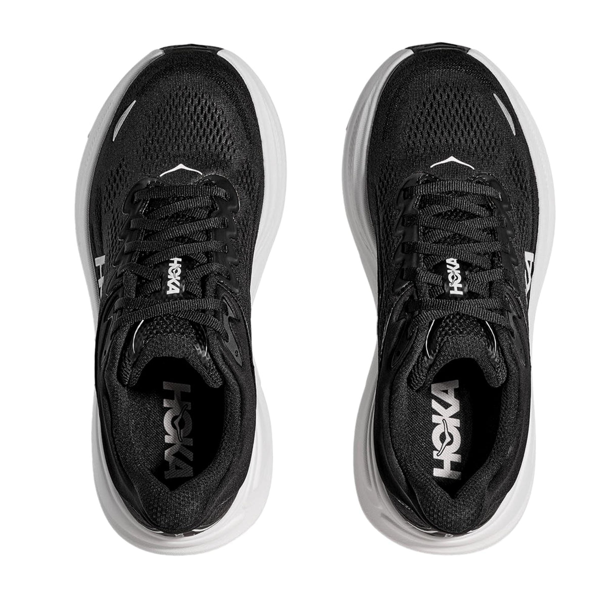 Hoka Bondi 9 Black / White  1162011-BWHT Men's