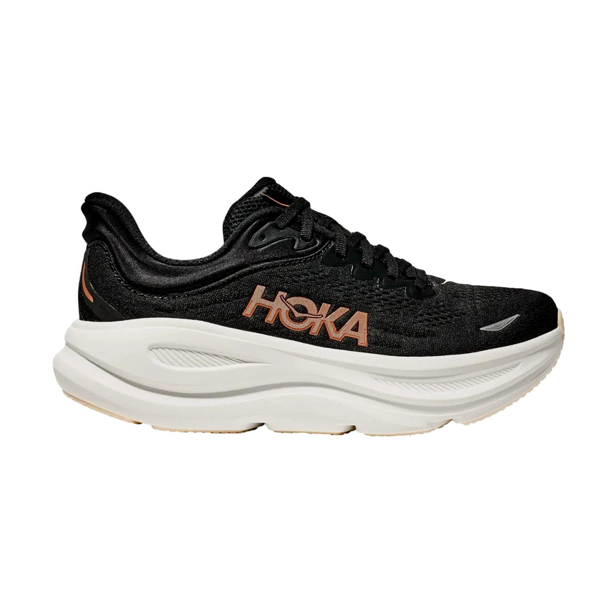 Hoka Bondi 9 Black / Rose Gold  1162012-BRGL Women's