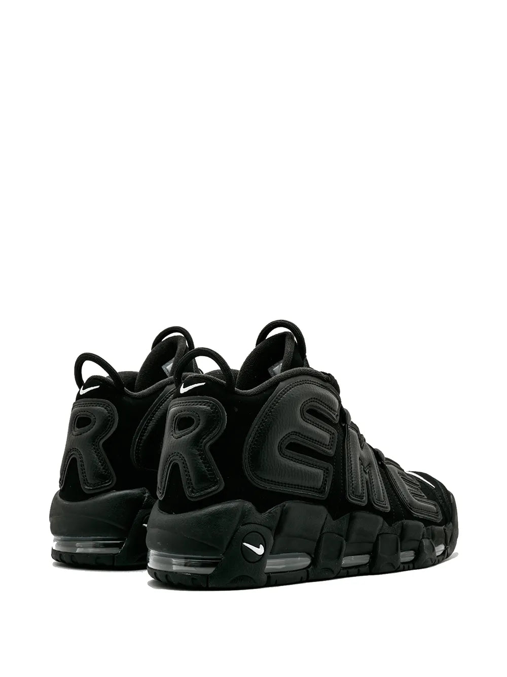 Nike X Supreme Air More Uptempo Suptempo Black Sneakers