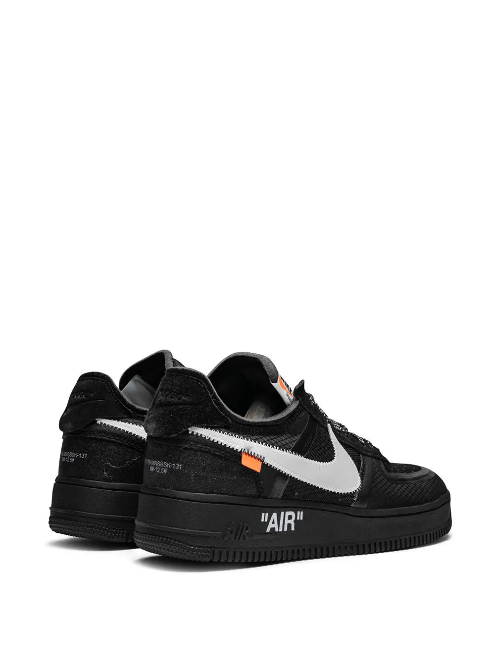Nike X Off-White The 10: Air Force 1 Low Black Sneakers