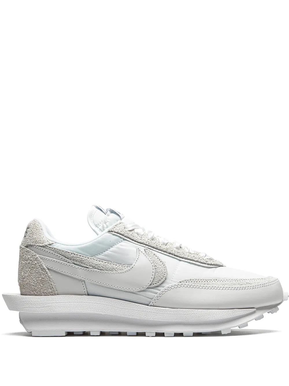 Nike X Sacai Ldwaffle White Nylon Sneakers
