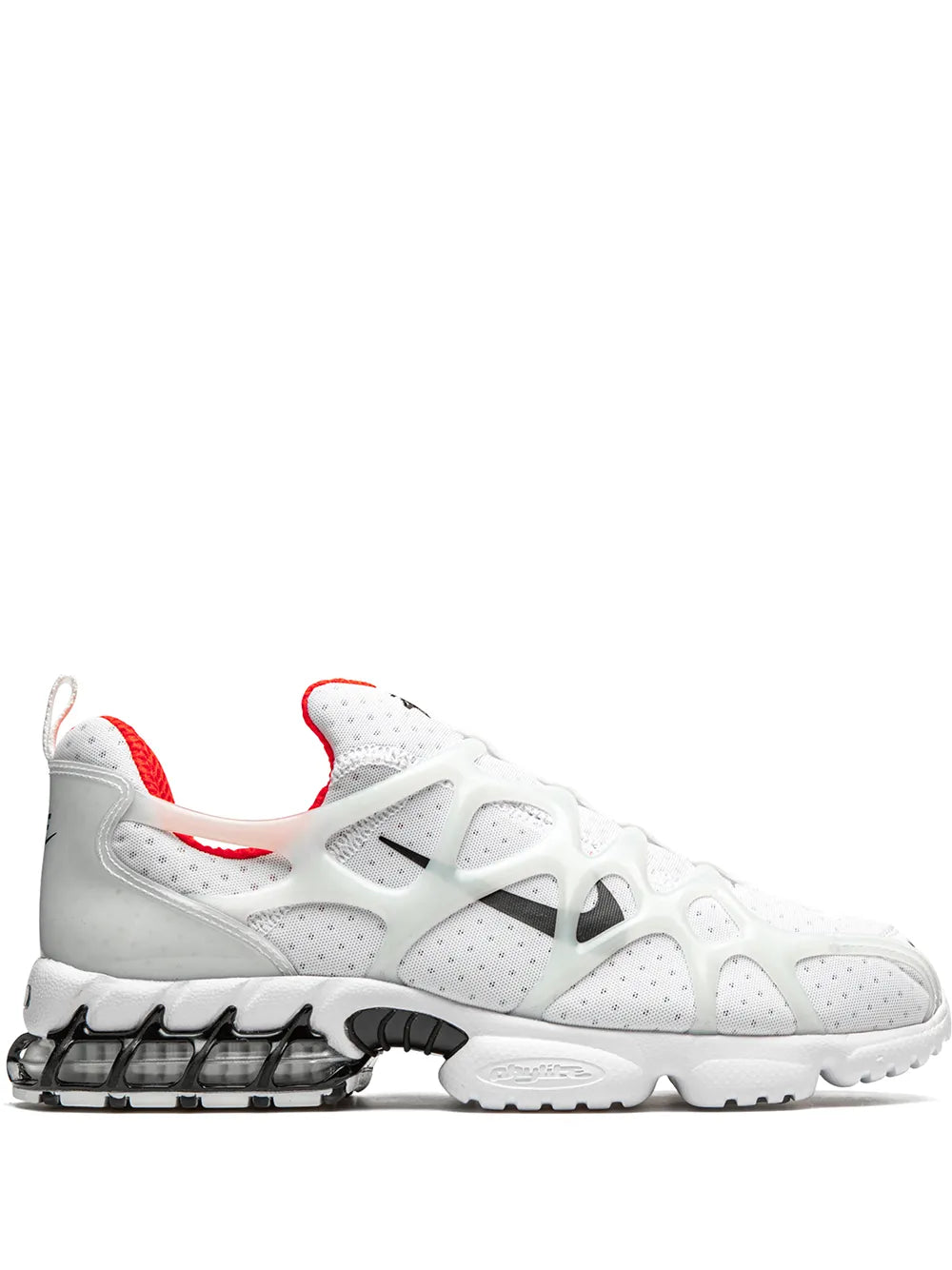 Nike X Stussy Air Zoom Spiridon Kukini Habanero Red Sneakers