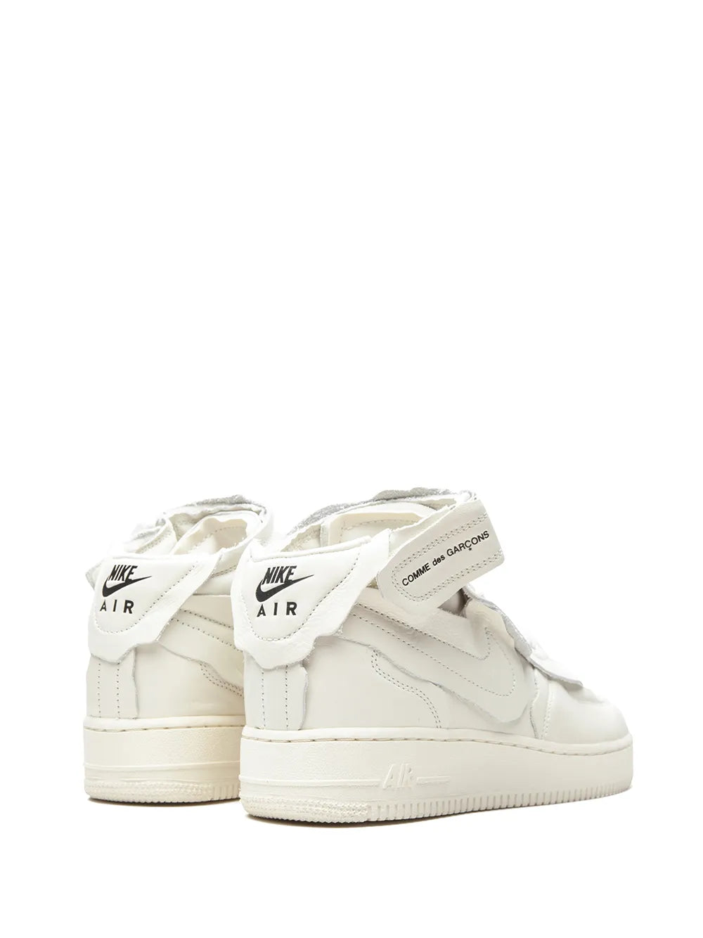 Nike X Comme Des Gar n Air Force 1 Mid White Sneakers