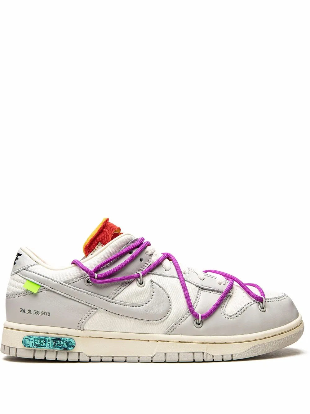 Nike X Off-White Dunk Low Lot 45 Sneakers