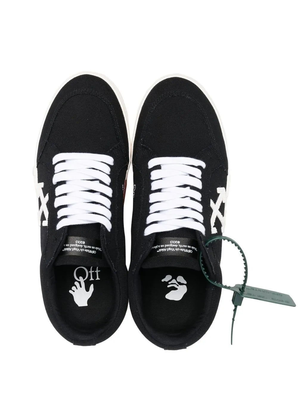 Off-White Vulcanized Low-Top Sneakers