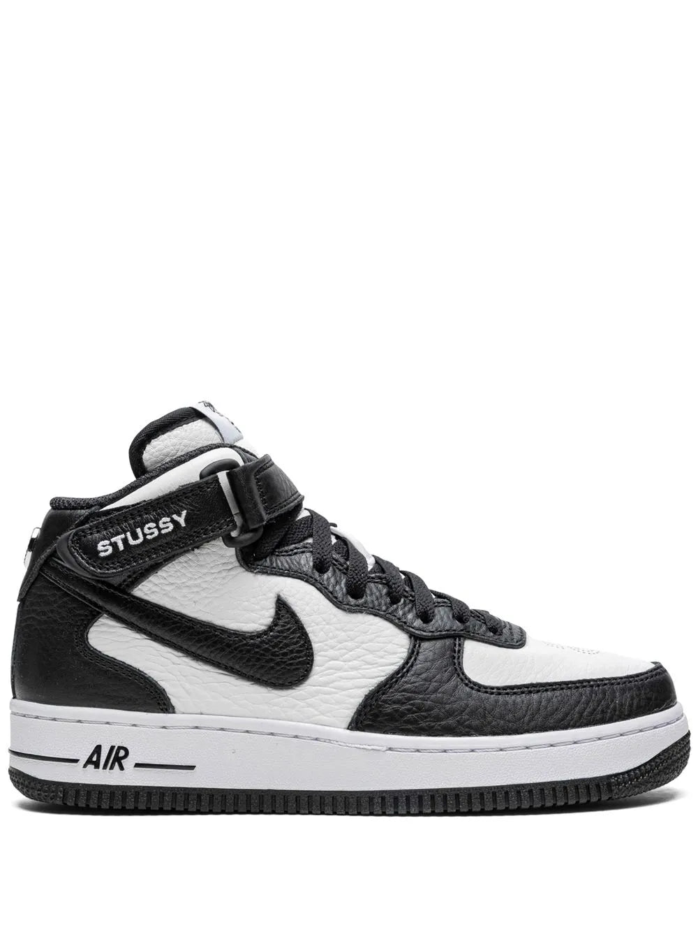 Nike X St sy Air Force 1 Mid Light Bone Black Sneakers
