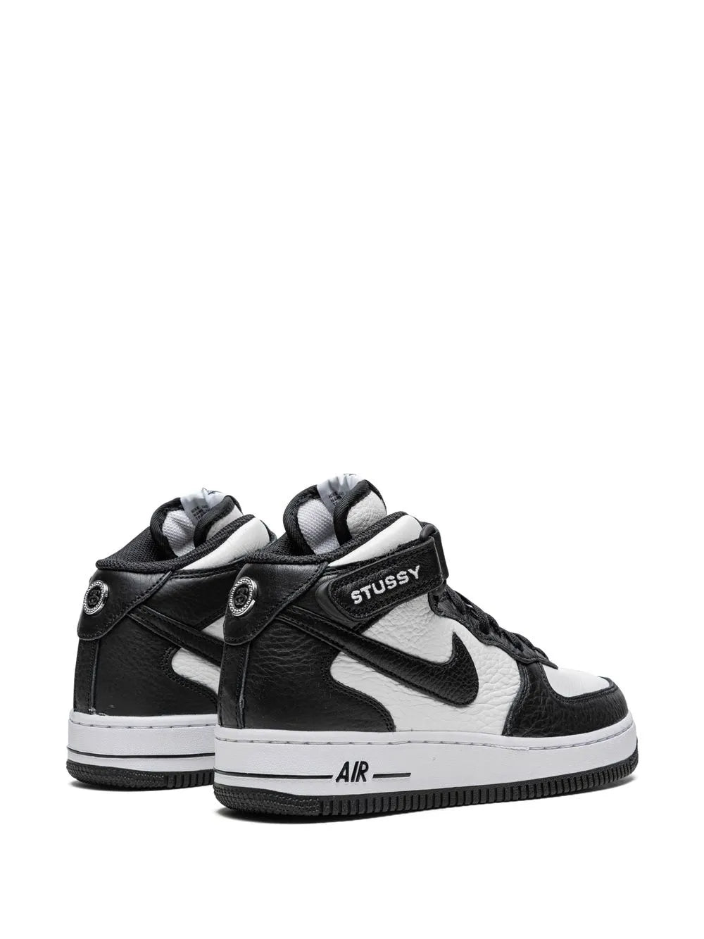 Nike X St sy Air Force 1 Mid Light Bone Black Sneakers