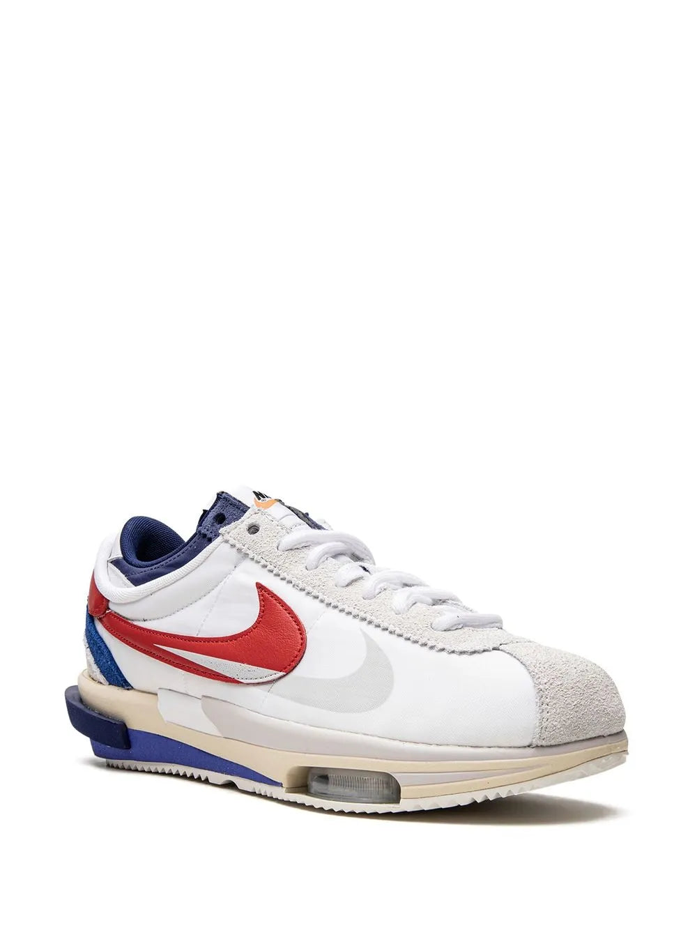 Nike X Sacai Cortez 4.0 White/Red/Blue Sneakers