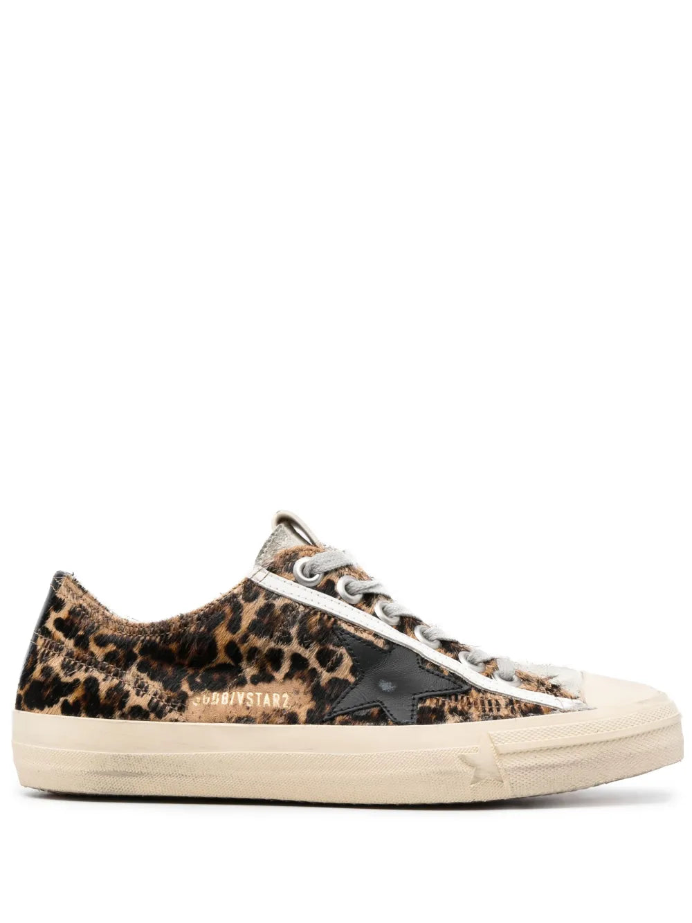 Golden Goose Leopard-Print Lace-Up