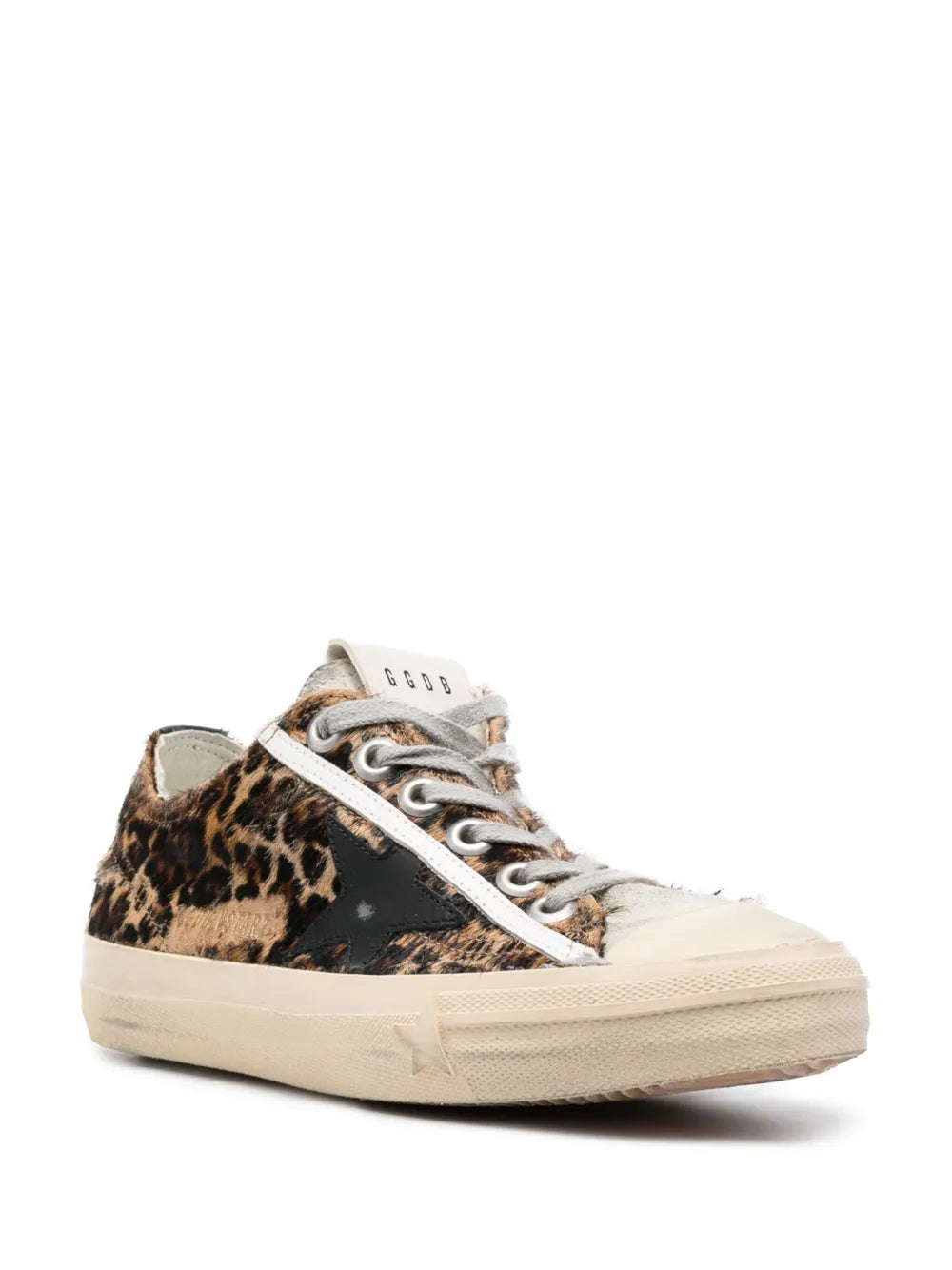 Golden Goose Leopard-Print Lace-Up