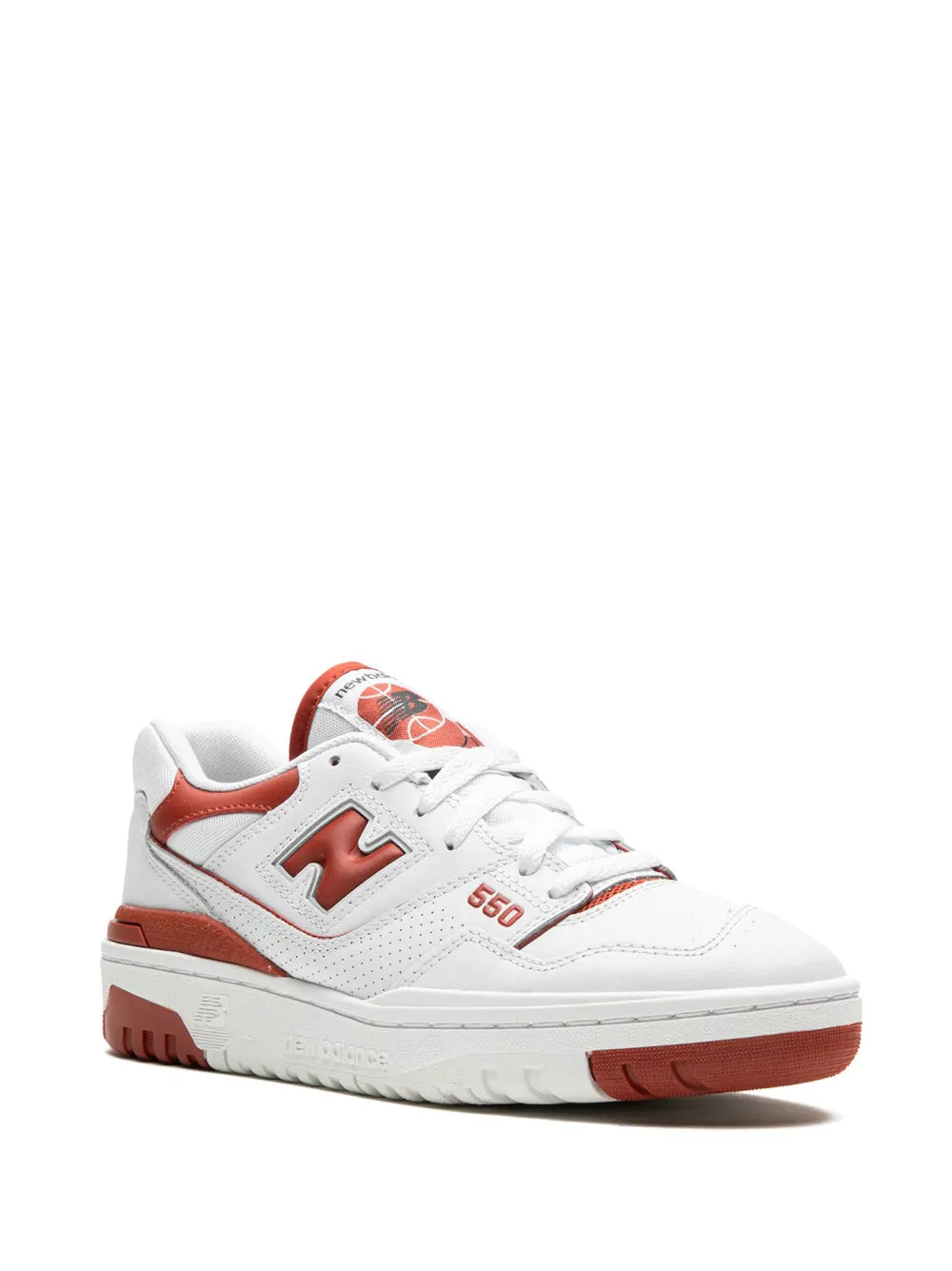 New Balance 550 Logo-Embossed Leather