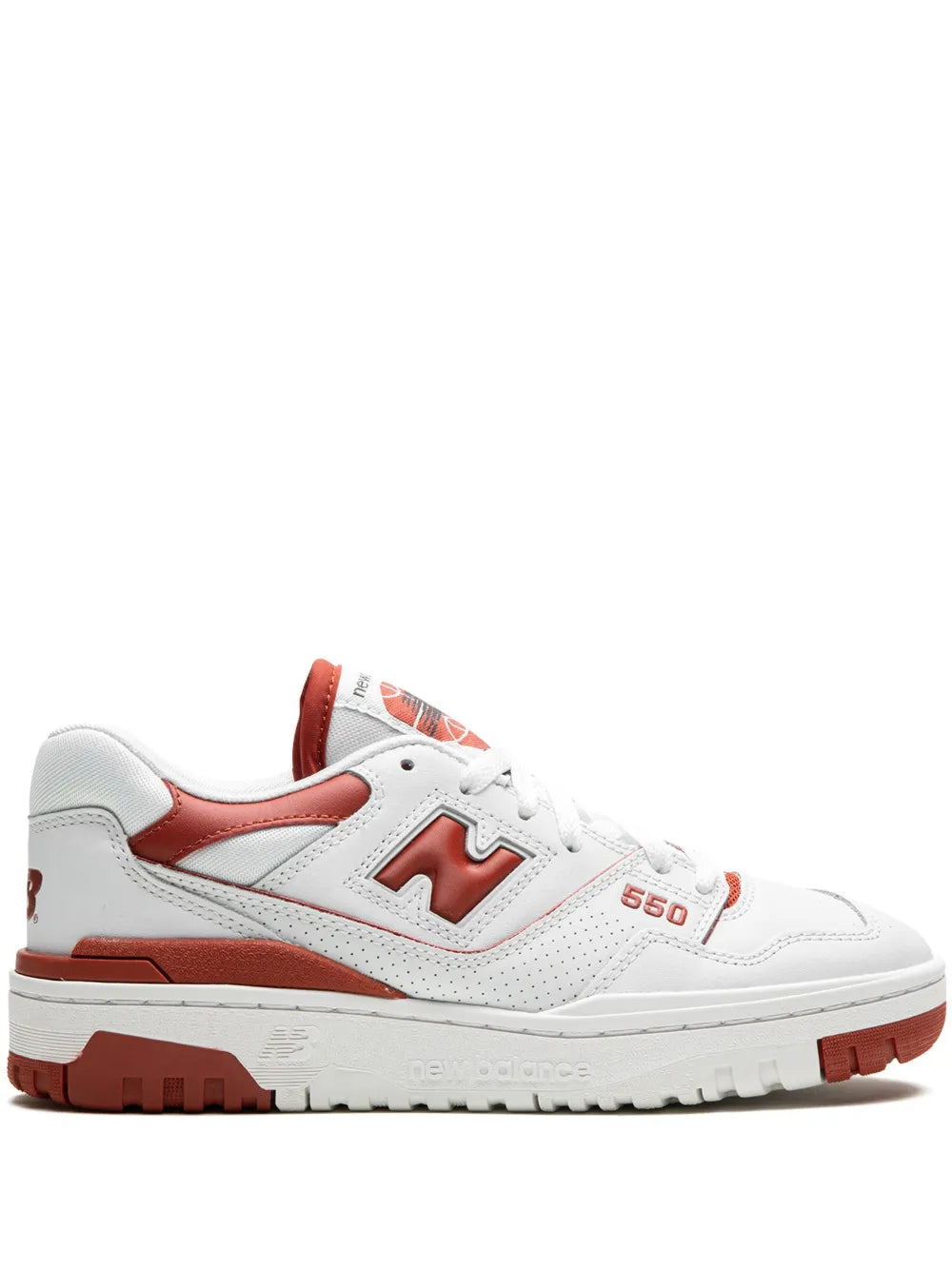 New Balance 550 Logo-Embossed Leather