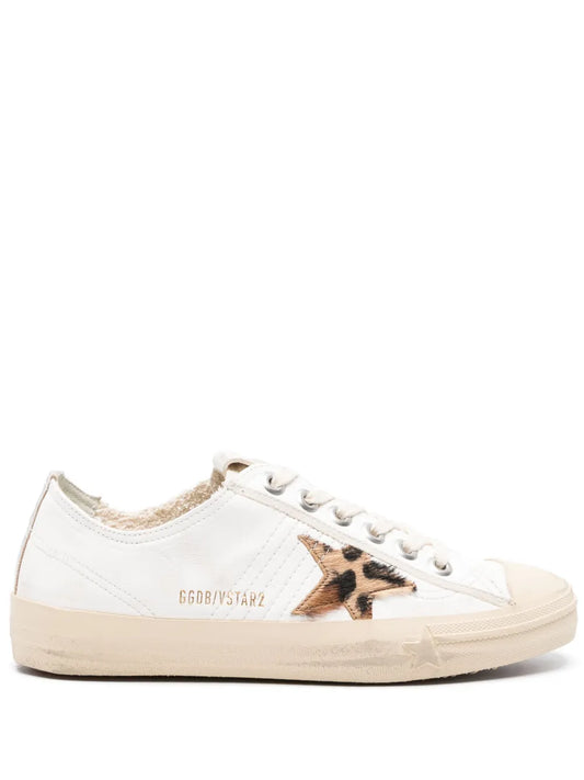 Golden Goose V-Star Leather