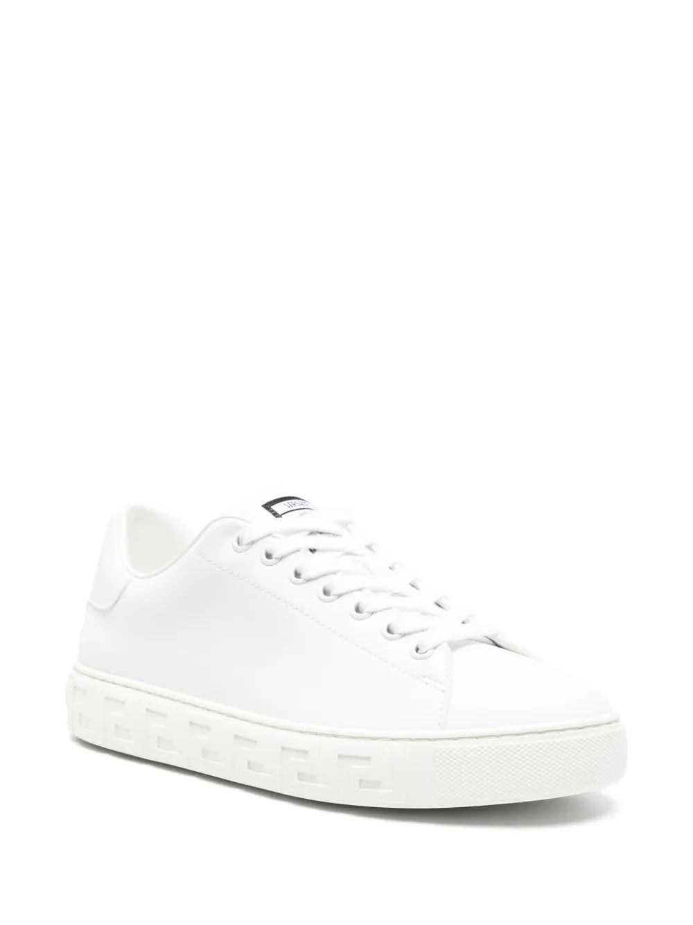 Versace Greca-Embossed Leather