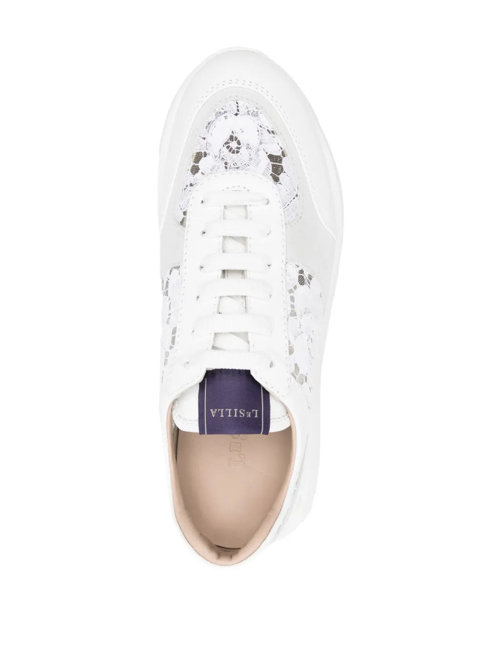 Le Silla Chantilly-Lace Leather