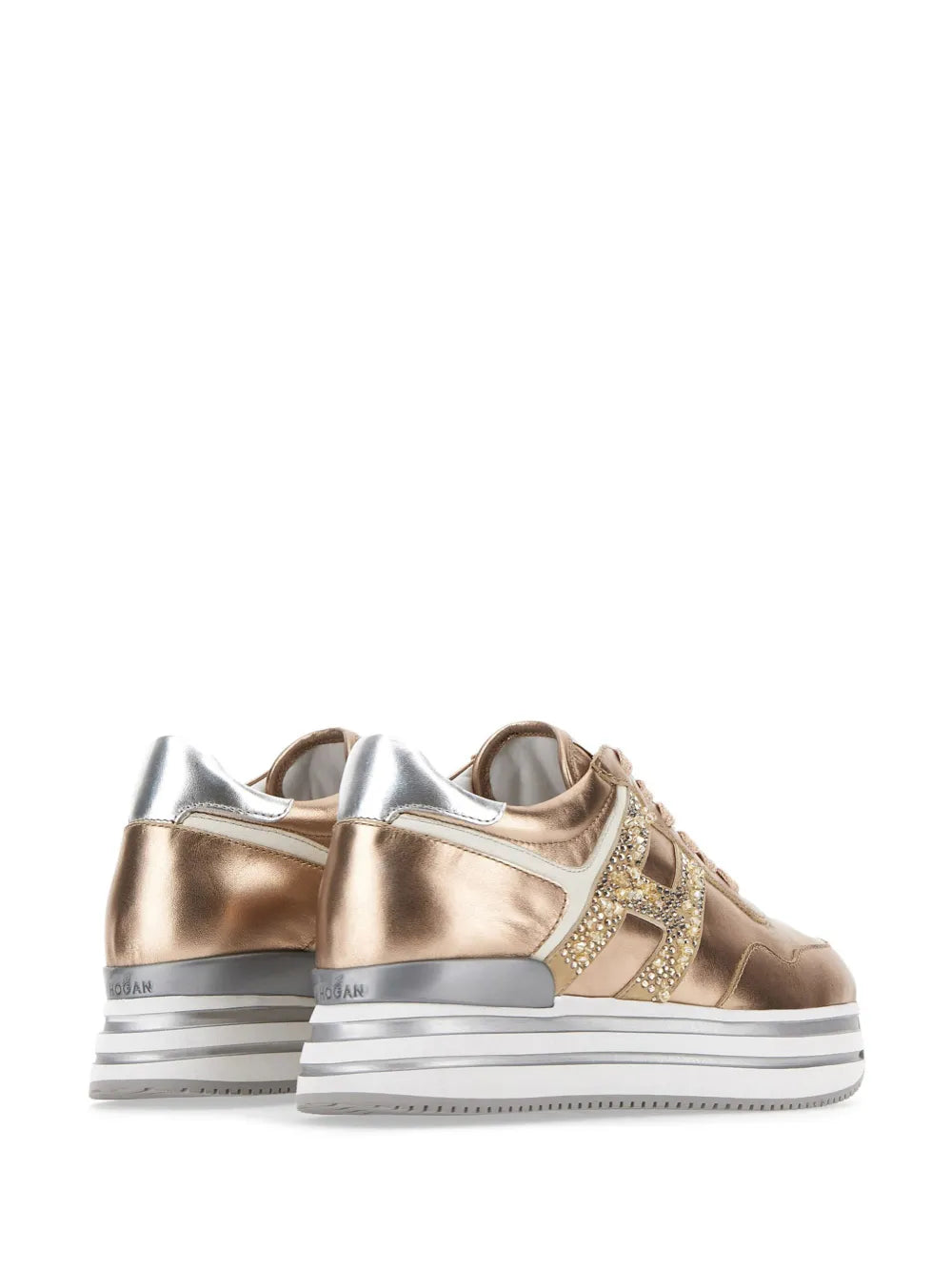 Hogan Midi Metallic Platform
