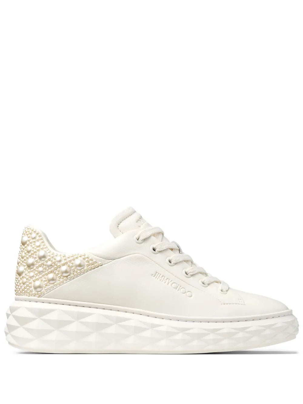 Jimmy Choo Diamond Maxi Pearl-Embellished